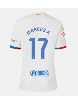 Barcelona Marcos Alonso #17 Replika Borta Kläder 2023-24 Kortärmad